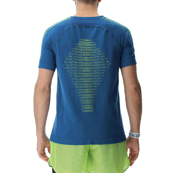 Uyn Kortærmet T-shirt Padel Series Smash Blå M Mand