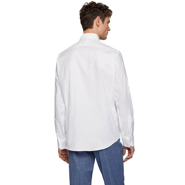 Boss Skjorte P-joe Spread Hvid 43 / Regular Mand