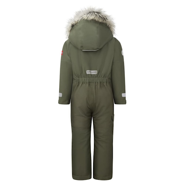 Trollkids Kirkenes Race Dräkt Grönt 116 cm Pojke