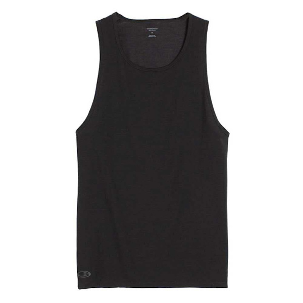 Icebreaker Ærmeløst Bundlag Anatomica Merino Sort S Mand