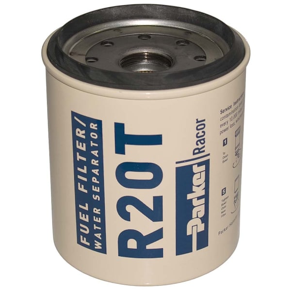 Parker Racor Replacement Filter Elemment Spin On 230r Hvid,Blå 10 Micron