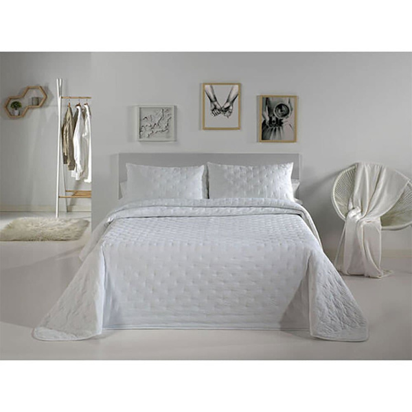 Pierre Cardin Bouti Täcke+kudde Dots Dots C-4 180x270 Cm
