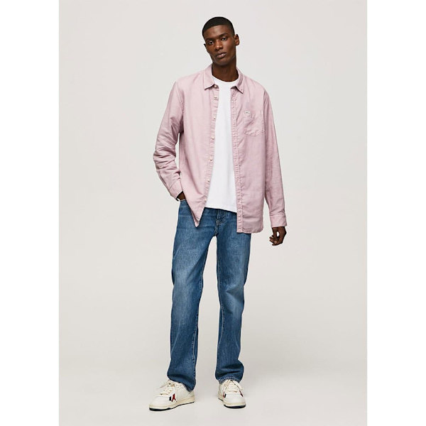 Pepe Jeans Lang ærmet Skjorte Parker Brun XL Mand