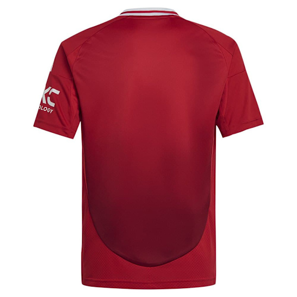 Adidas Manchester United 24/25 Junior Hem Kortärmad T-shirt  7-8 Years