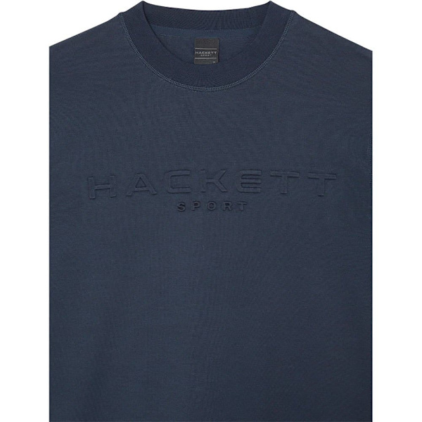 Hackett Embossed Sweatshirt Blå L Mand