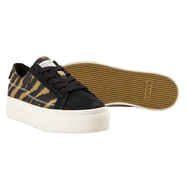 Levi´s Footwear D7756-0003 Xl Decon Low Sko Sort EU 40 Kvinde