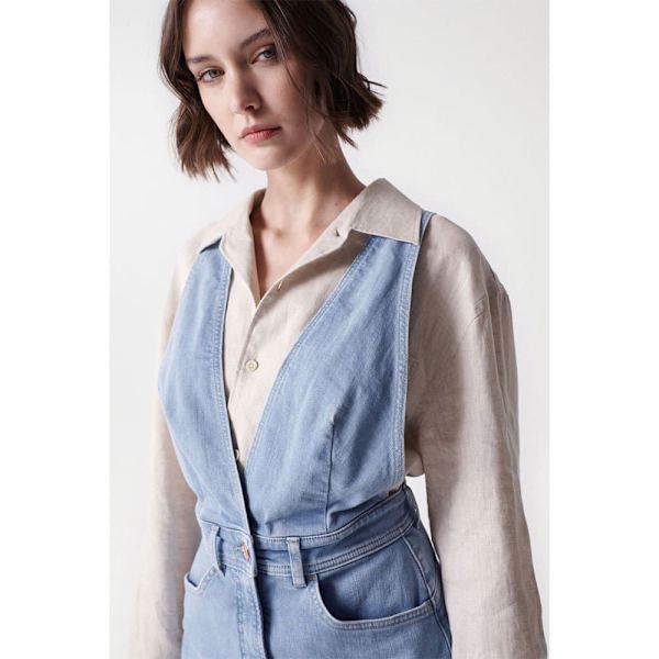 Salsa Jeans Romper Glamour Blå 30 Kvinna