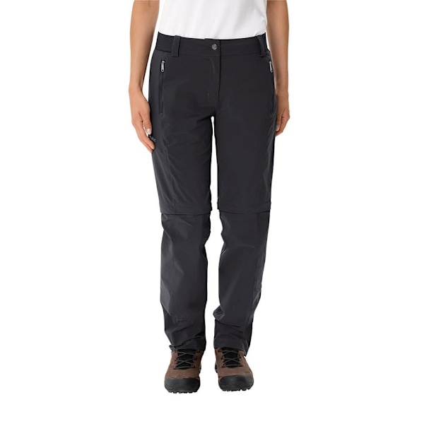 Vaude Bukser Farley Stretch Zo T-zip Ii Sort 38 / Regular Kvinde