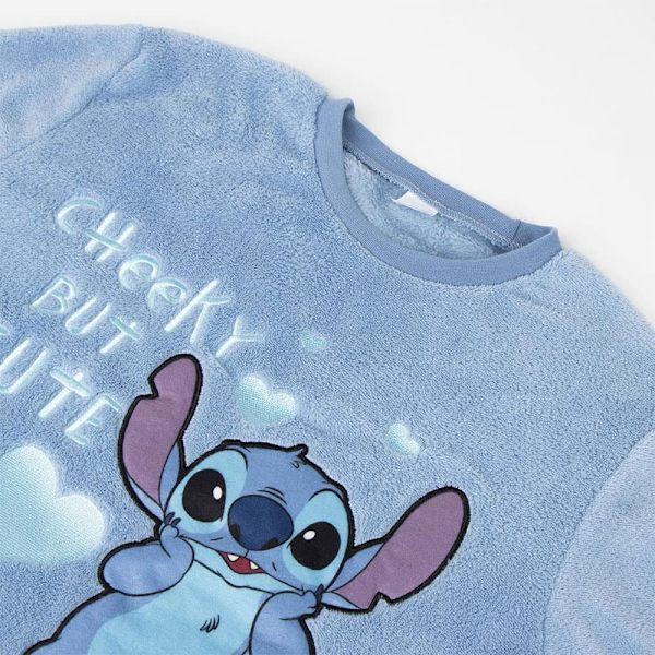 Cerda Group Coral Fleece Stitch Pyjamas Med Långa ärmar Blå M