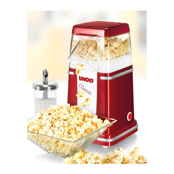Unold Popcorn Makare 48525 Classic Röd One Size / EU Plug