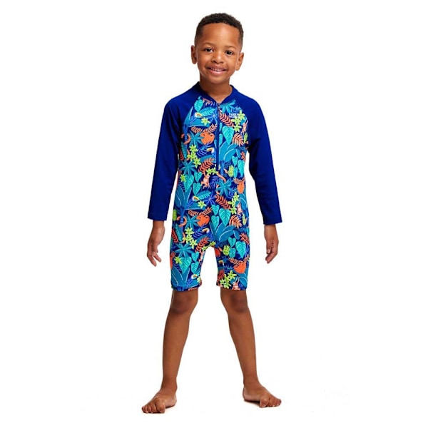 Funky Trunks Uv Långärmad Jumpsuit Go Slothed Flerfärgad 3 Years