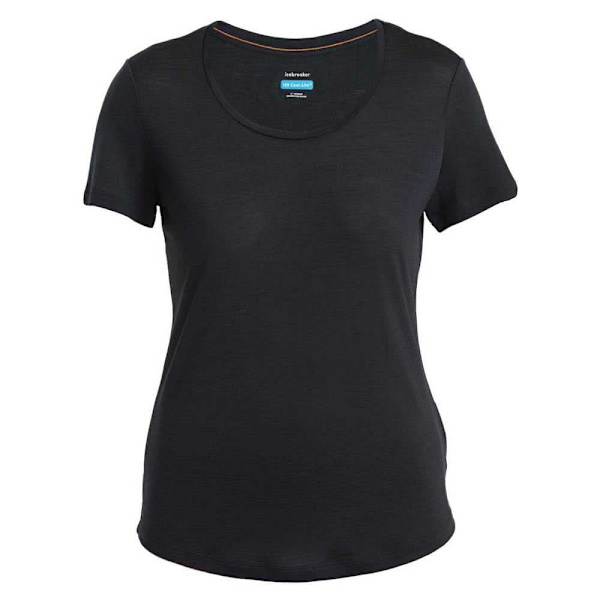 Icebreaker Merino 125 Cool-lite Sphere Iii Scoop ærmeløs T-shirt Sort M Kvinde