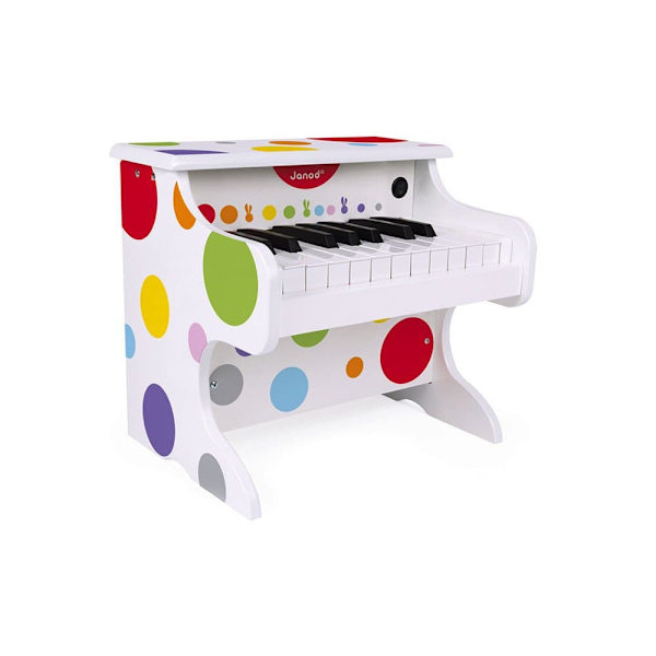 Janod Confetti My First Electronic Piano Flerfärgad 3-8 Years