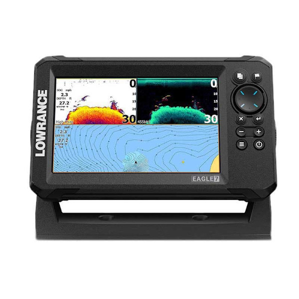 Lowrance Eagle 7´´ 50/200 Hdi Sonde Sort