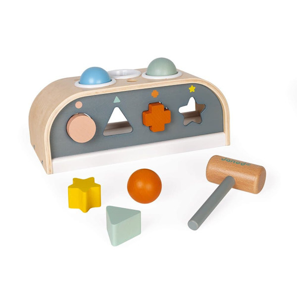 Janod Sweet Cocoon 2 In 1 Pica Balls And Nestable Flerfärgad 1-3 Years