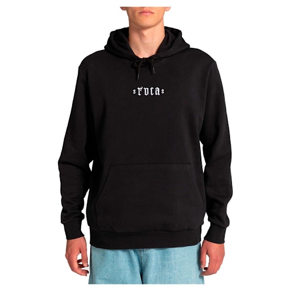 Rvca Hættetrøje Floral Skulls Sort L Mand