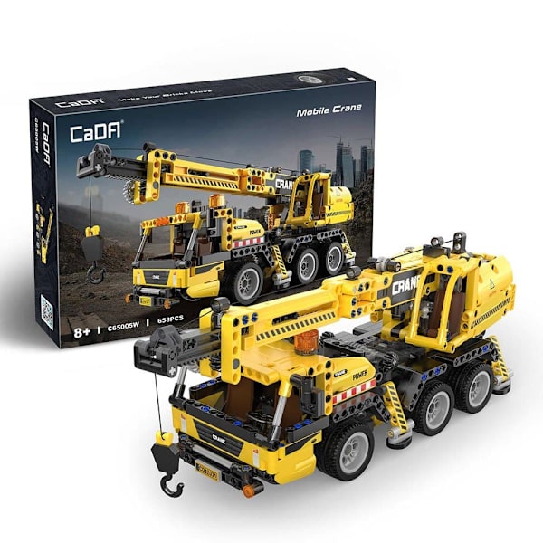 Cada Kranbil 658 Bitar Konstruktion Spel