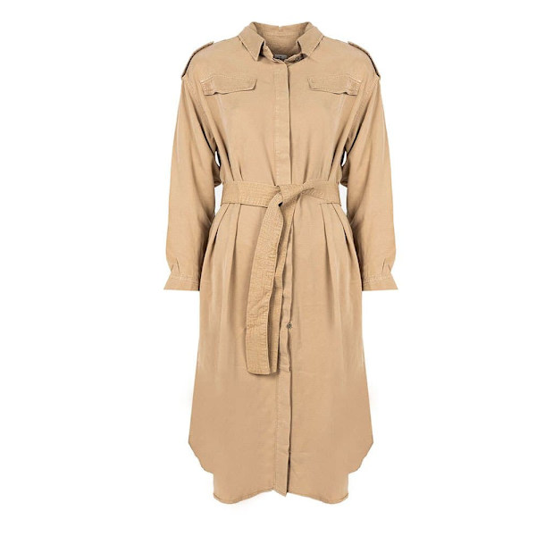 Pepe Jeans Kjole Lidia Beige M Kvinde