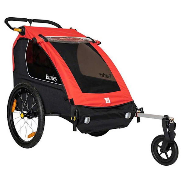 Burley Släpvagn Honey Bee Duo Orange Max 45 kg Pojke