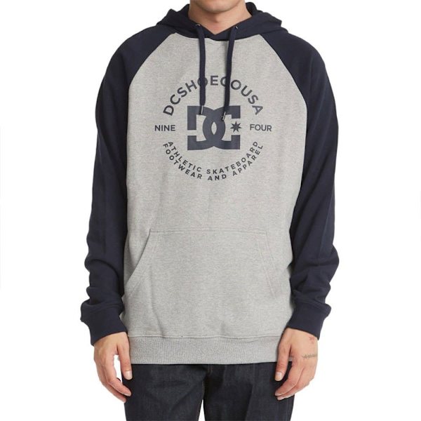 Dc Shoes Luvtröja Dc Star Pilot Raglan Grå XS Man