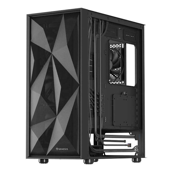 Natec Diaxid 605f Pc-tårnhus Sort