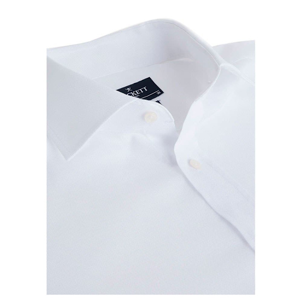 Hackett Royal Oxford Bc Skjorte Med Lange ærmer Hvid XL Mand
