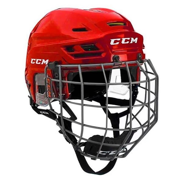 Ccm Jääkiekkokypärä Combo Tacks 710 Punainen S