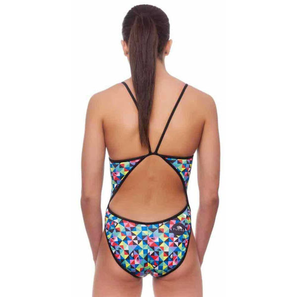 Turbo Badedragt Origami Thin Strap Flerfarvet S Kvinde