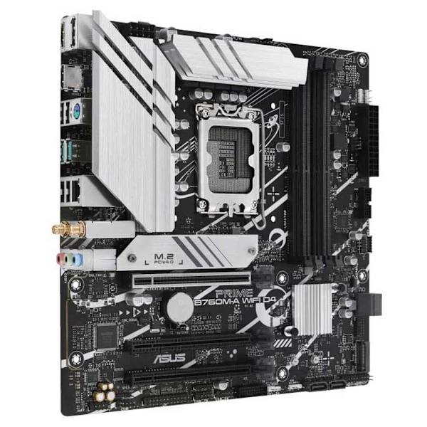 Asus Moderkort Prime B760m-a D4 Wifi Silver