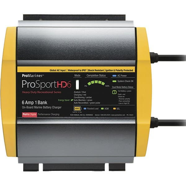 Promariner Batterioplader Prosporthd Series 100-240v Sort 6 A