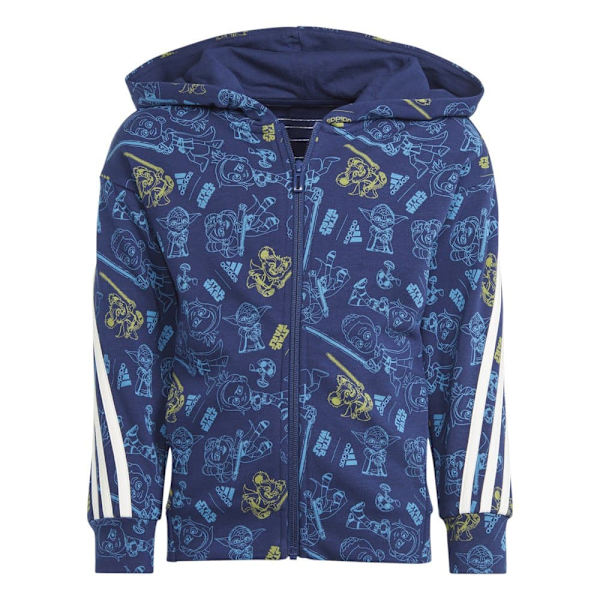 Adidas Star Wars Sweatshirt Med Dragkedja Blå 24 Months-3 Years Pojke