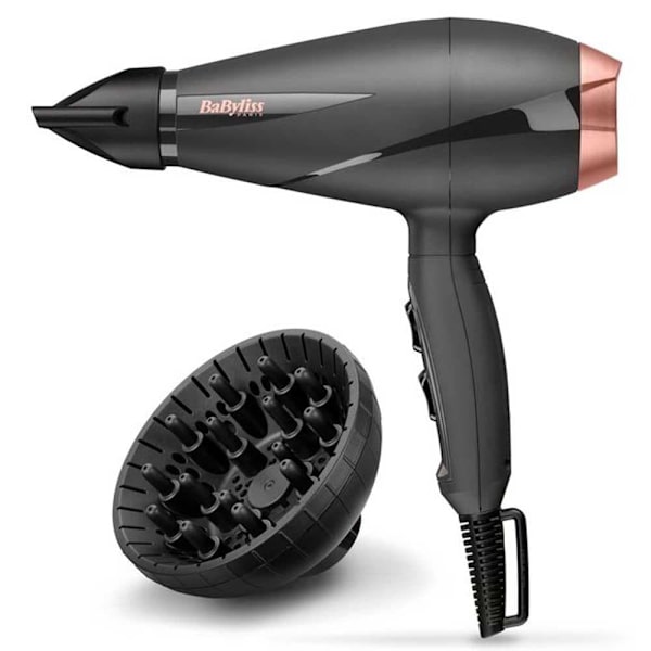 Babyliss Hårtørrer 6709de 2100w Sort Sort, Lyserød guld