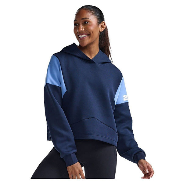 2xu Form Splejset Crop Hættetrøje  M Kvinde