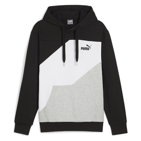 Puma Power Colorblock Hættetrøje Grå S Mand