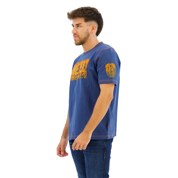Diesel T Adjust Q1 T-shirt Med Korta ärmar Blå M Man