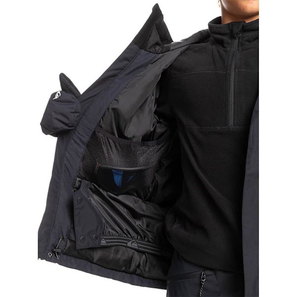Quiksilver Jacka Mission Sld Svart 6-7 Years Pojke