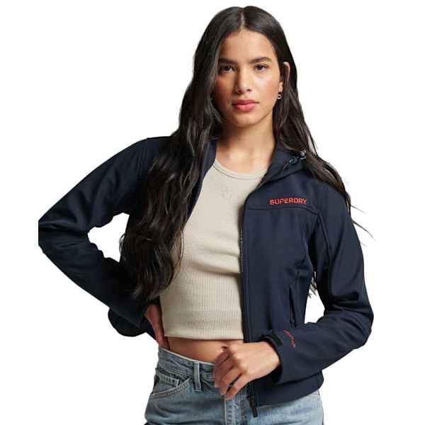 Superdry Jacka Code Trekker Blå L Kvinna
