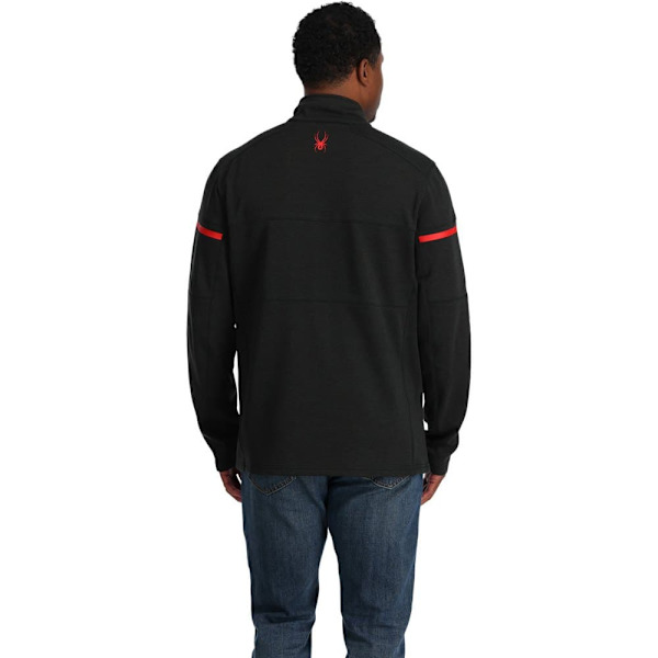 Spyder Fleece Med Fuld Lynlås Speed Sort L Mand