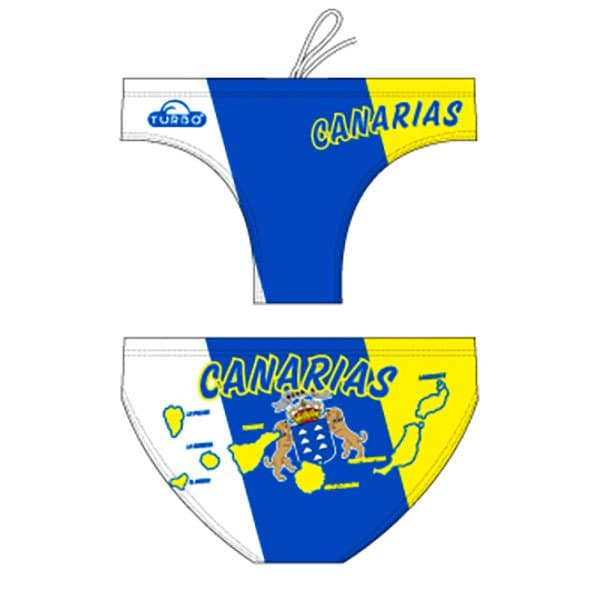 Turbo Simning Kalsonger Canarias Shield Gul,Vit,Blå M Man