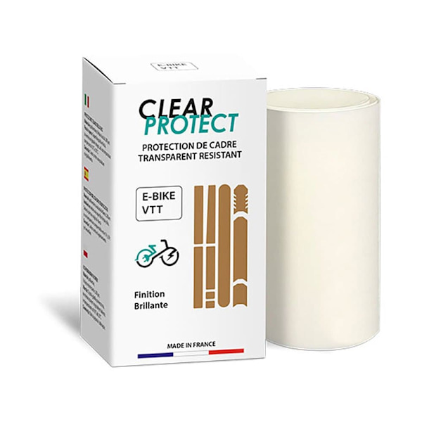 Clear Protect Klistermærker Til Cykelramme E-bike Transparent