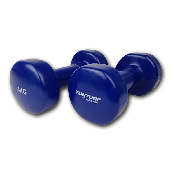 Tunturi Vynil Dumb 4kg 2 Enheder Blå 4 kg
