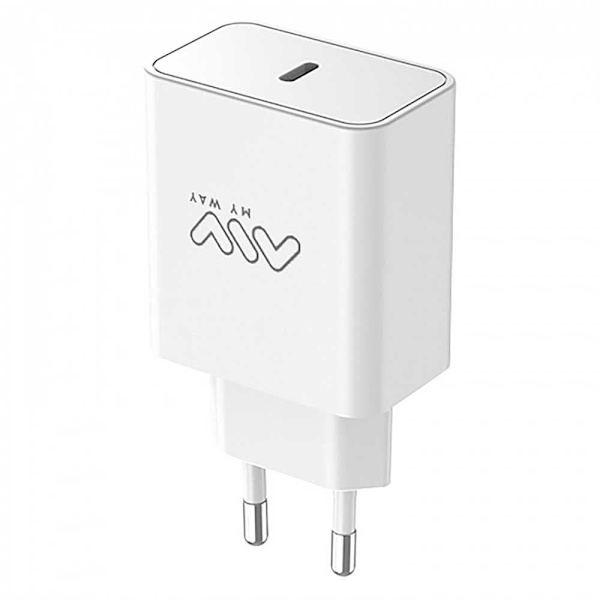 Myway Usb-c Vægoplader Pd 45w Transparent