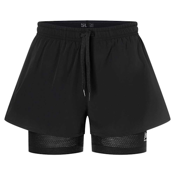 Super.natural Double Layer Shorts Sort M Kvinde