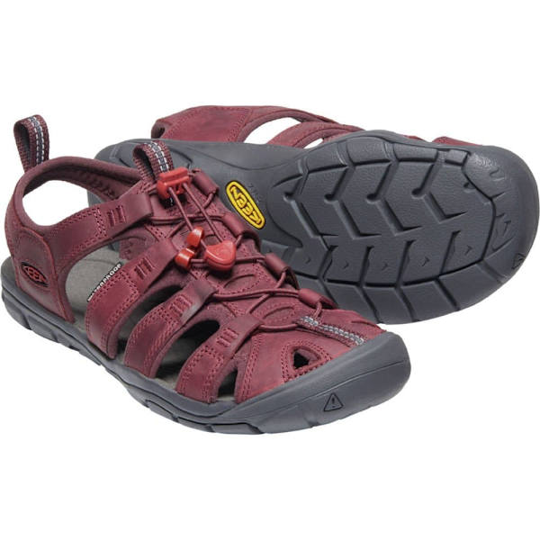 Keen Sandaler Clearwater Cnx Leather Rød EU 38 1/2 Kvinde