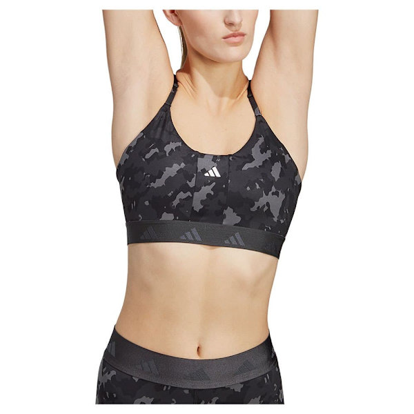 Adidas Sports Top Aer Ls Tf Aop Sort XS / AC Kvinde