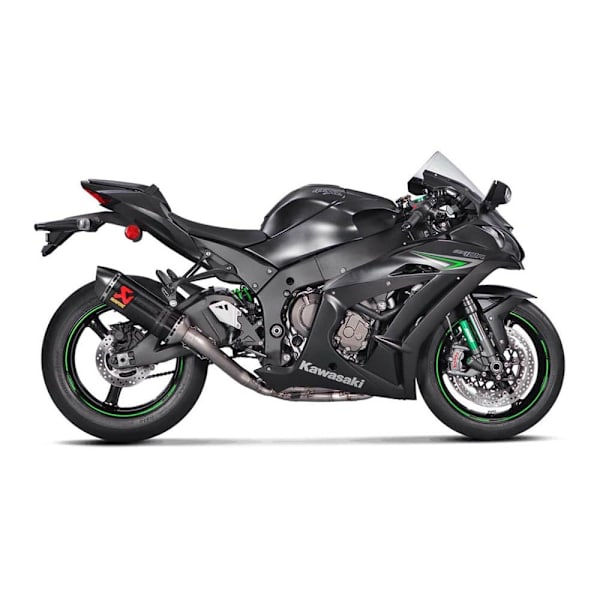 Akrapovic Full Line -järjestelmä Racing Steel&carbon Zx-10r 16-18 Ref:s-k10r9-zc Hopeinen