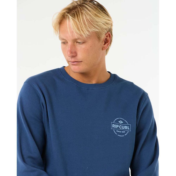 Rip Curl Stapler Sweatshirt Blå L Mand