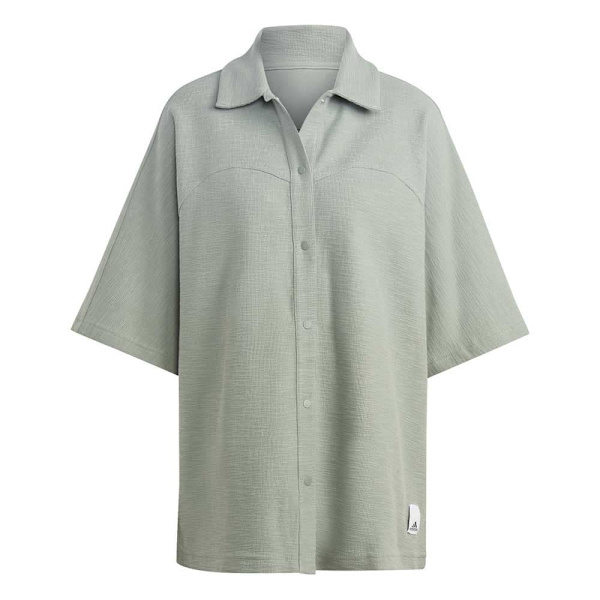 Adidas Kortärmad T-shirt Lng Lw Grönt S Kvinna