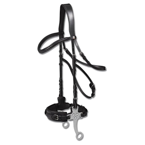 Waldhausen Trense Hackamore X-line Søvfarvet Cob