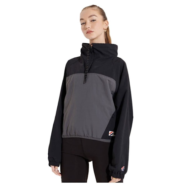 Superdry Jacka Overhead Cropped Cagoule Svart,Grå S Kvinna